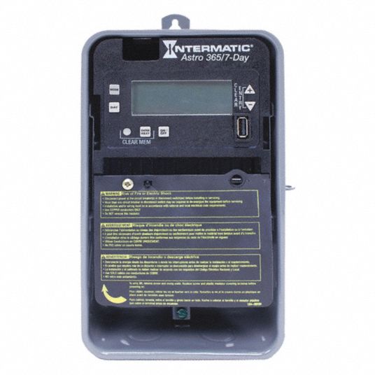 Intermatic Electronic Timer Astro 7 365 Days Number Of Channels 1 Spdt 1 To 277v Ac Voltage 52ru61 Et2815cr Grainger