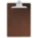 CLIPBOARD,LETTER SIZE,HARDBOARD,BROWN