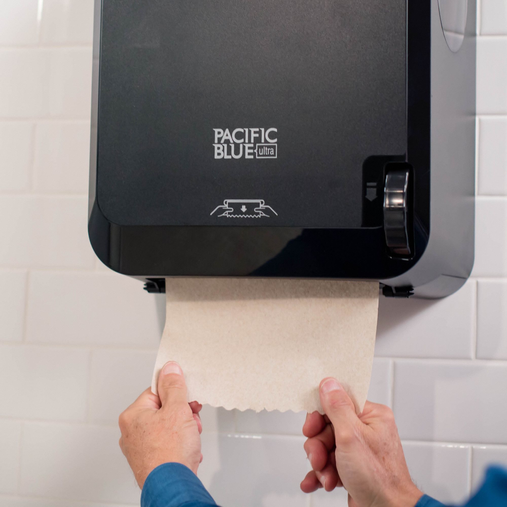 Paper Towel Dispenser, Pacific Blue Ultra(TM), Black