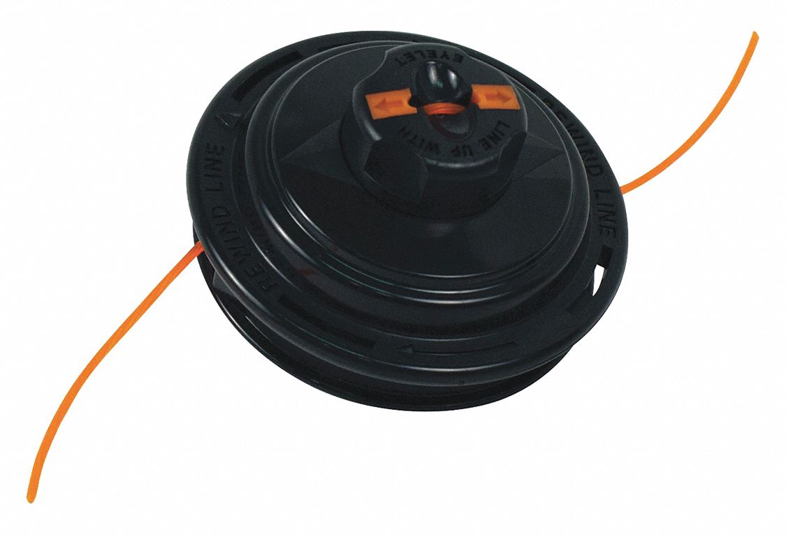 Bump Feed Trimmer Head, 4-1/2" L, Plastic