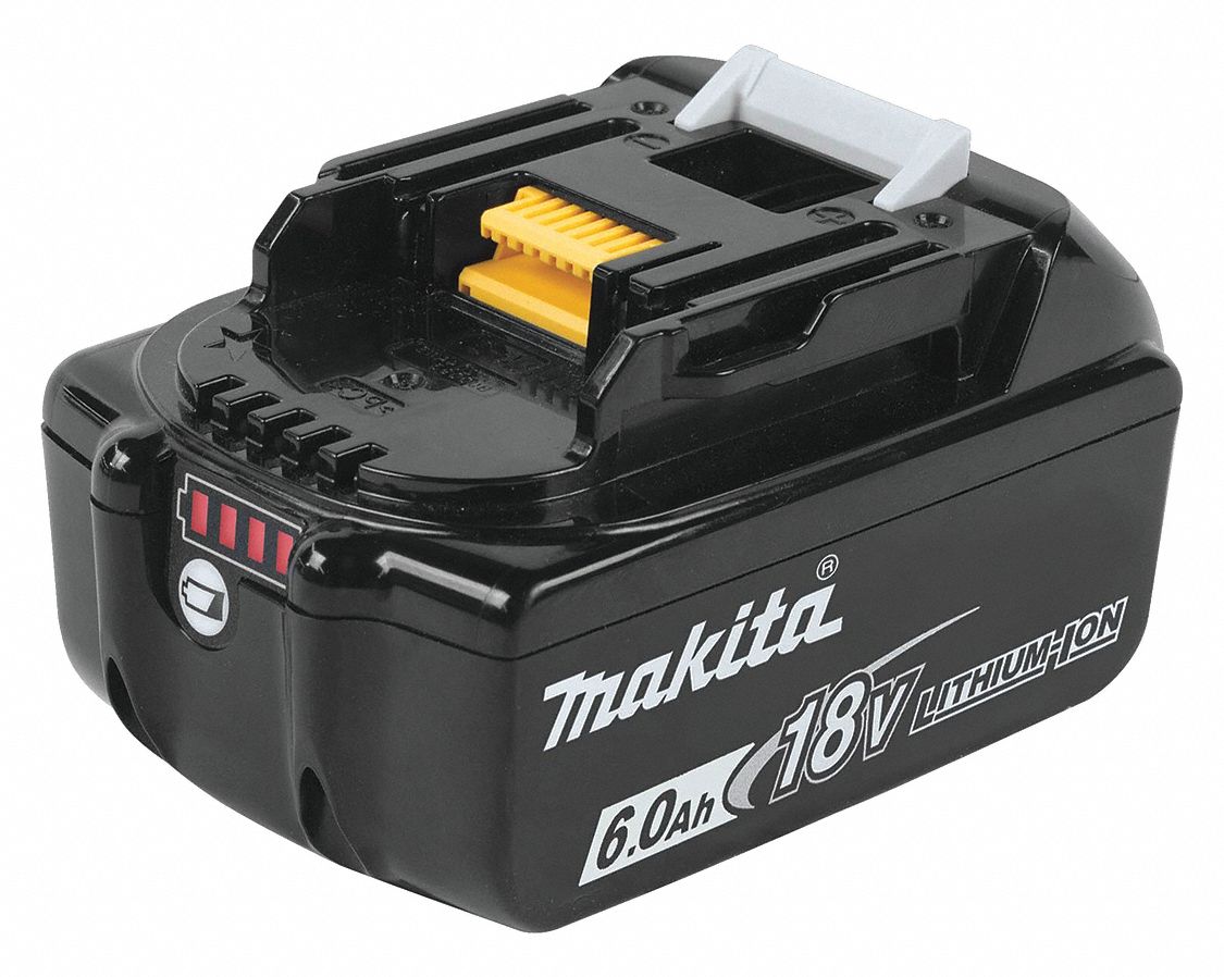Battery: LXT®, 6 Ah, Battery Included, Tabbed, 18V DC