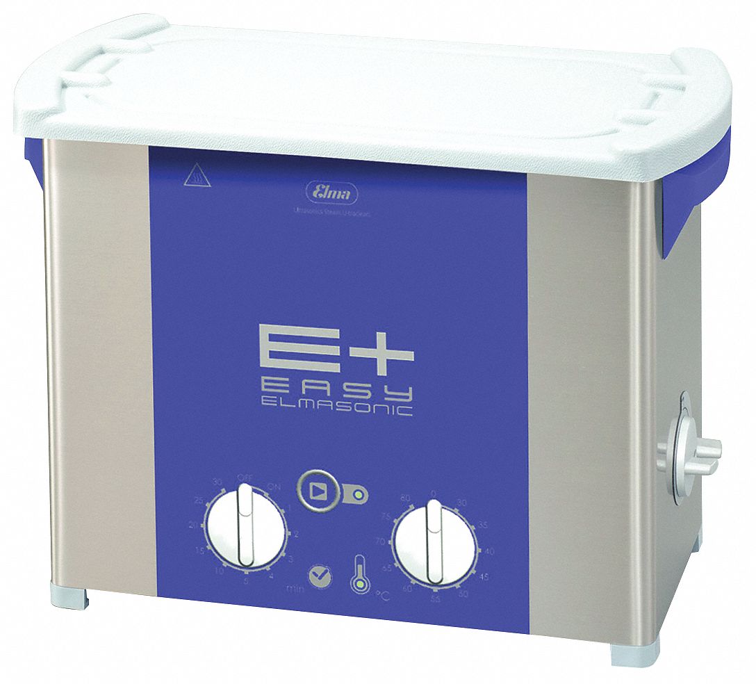 ELMA ULTRASONICS, 1.5 gal Tank Capacity, 5 1/8 in Tank Dp, Ultrasonic