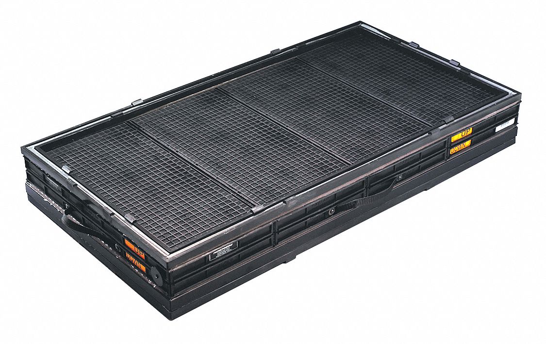 Carbon Filter: 4 in Nominal Ht, 30 in Nominal Wd, 16 in Nominal Dp, Carbon