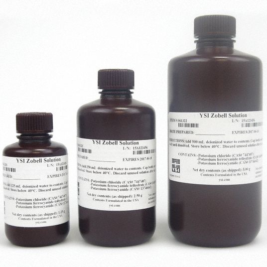 YSI, ORP, Contains a Powdered Reagent, Calibration Solution 52RY64