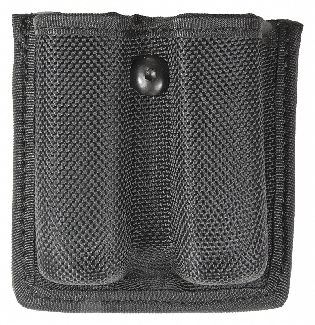 HEROS PRIDE Magazine Pouch, Open, Nylon, Black 52RY691037 Grainger