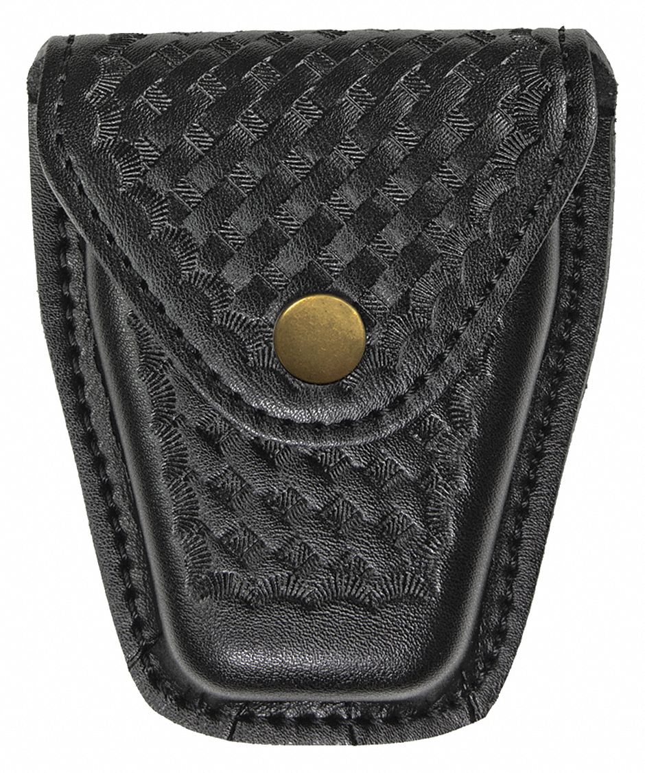 HEROS PRIDE Handcuff Pouch Case, Handcuff Pouch, Belt Mounted, Black