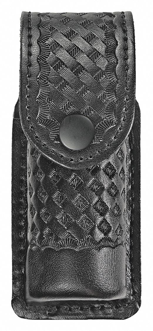 Pepper Spray Holster: Synthetic Leather, Snap Closure