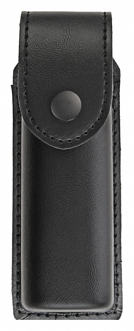 Pepper Spray Holster: Synthetic Leather, Snap Closure