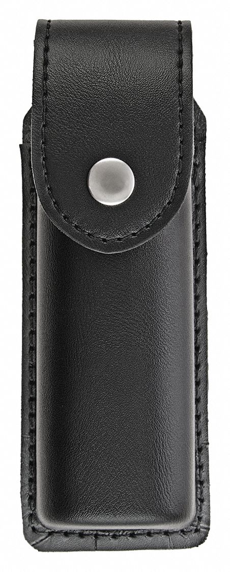 Pepper Spray Holster: Synthetic Leather, Snap Closure