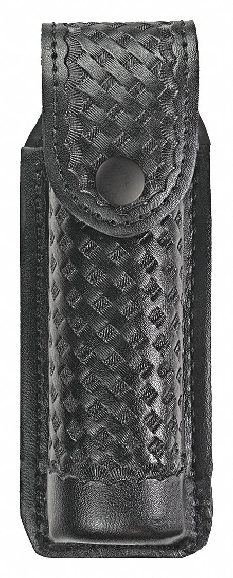 Pepper Spray Holster: Synthetic Leather, Snap Closure