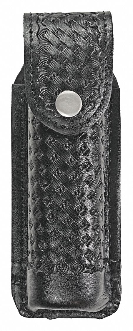 Pepper Spray Holster: Synthetic Leather, Snap Closure
