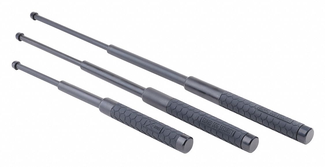 GUARD DOG SECURITY, Friction Loc, 9 in Retracted Lg, Baton 52TA71BT