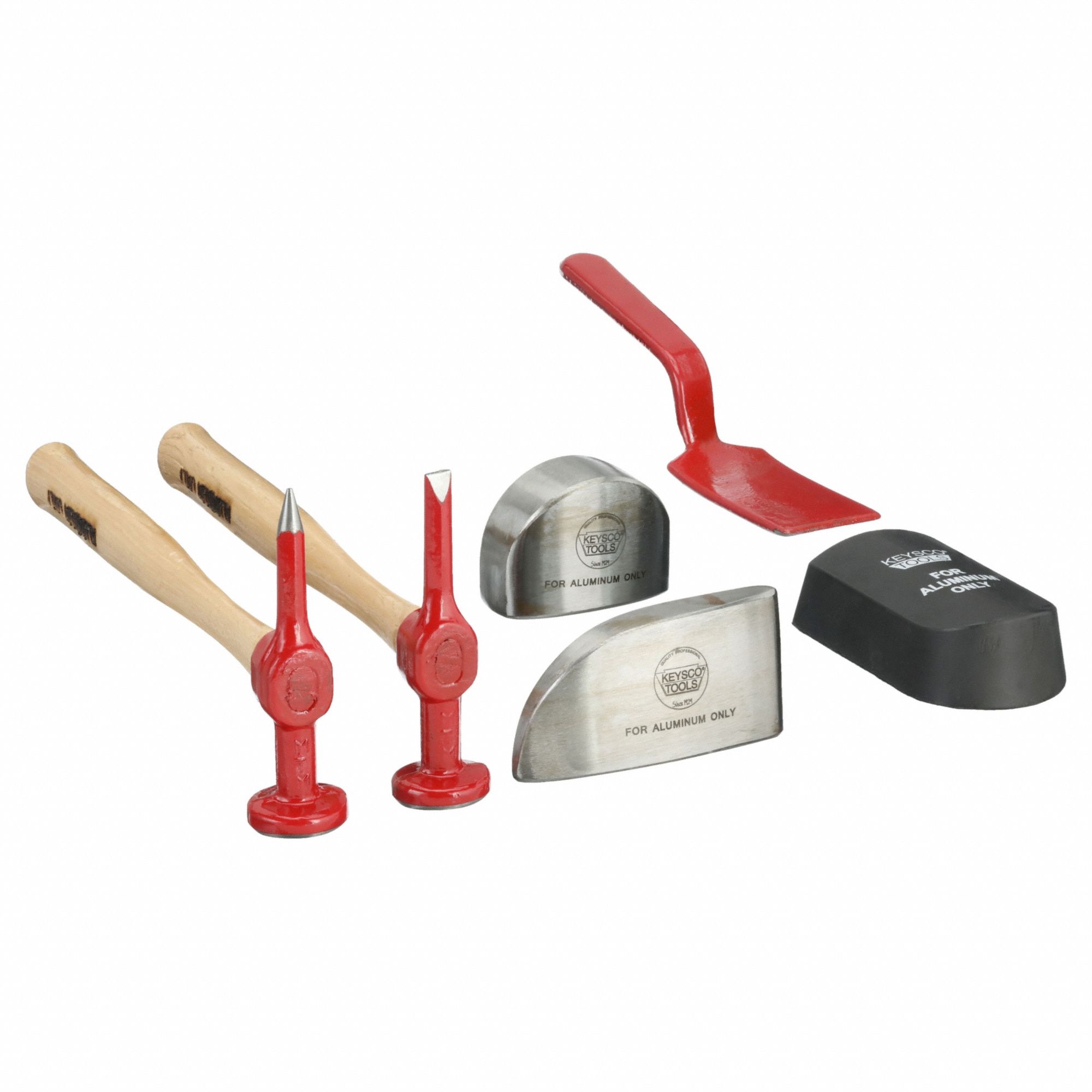 10-Piece Aluminum Hammer & Dolly Kit