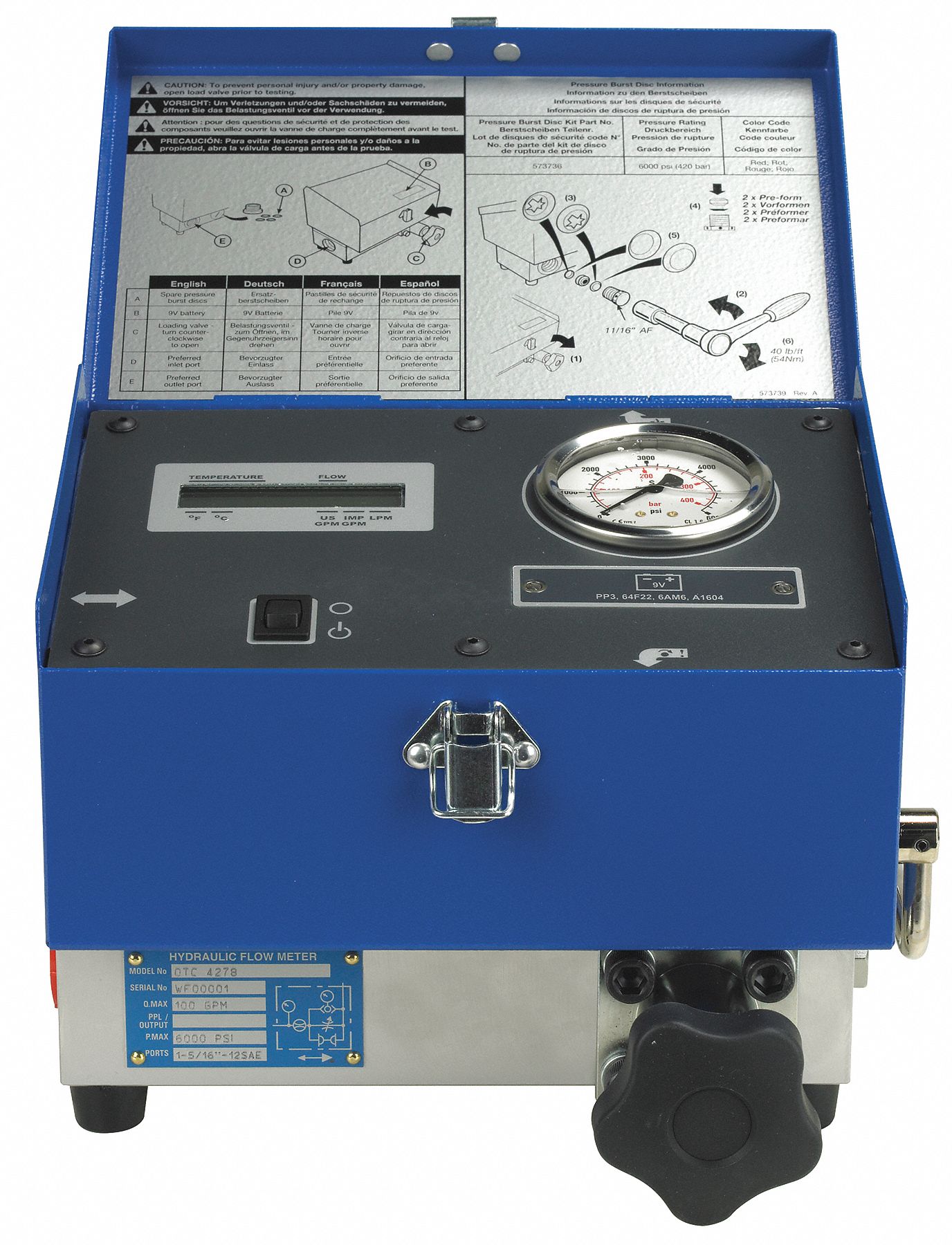 Hydraulic Flow Tester