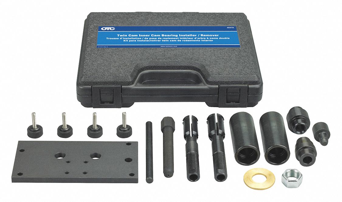 OTC, Twin Cam Inner Cam Bearing Remover/Installer Kit, 15 Pieces, Cam