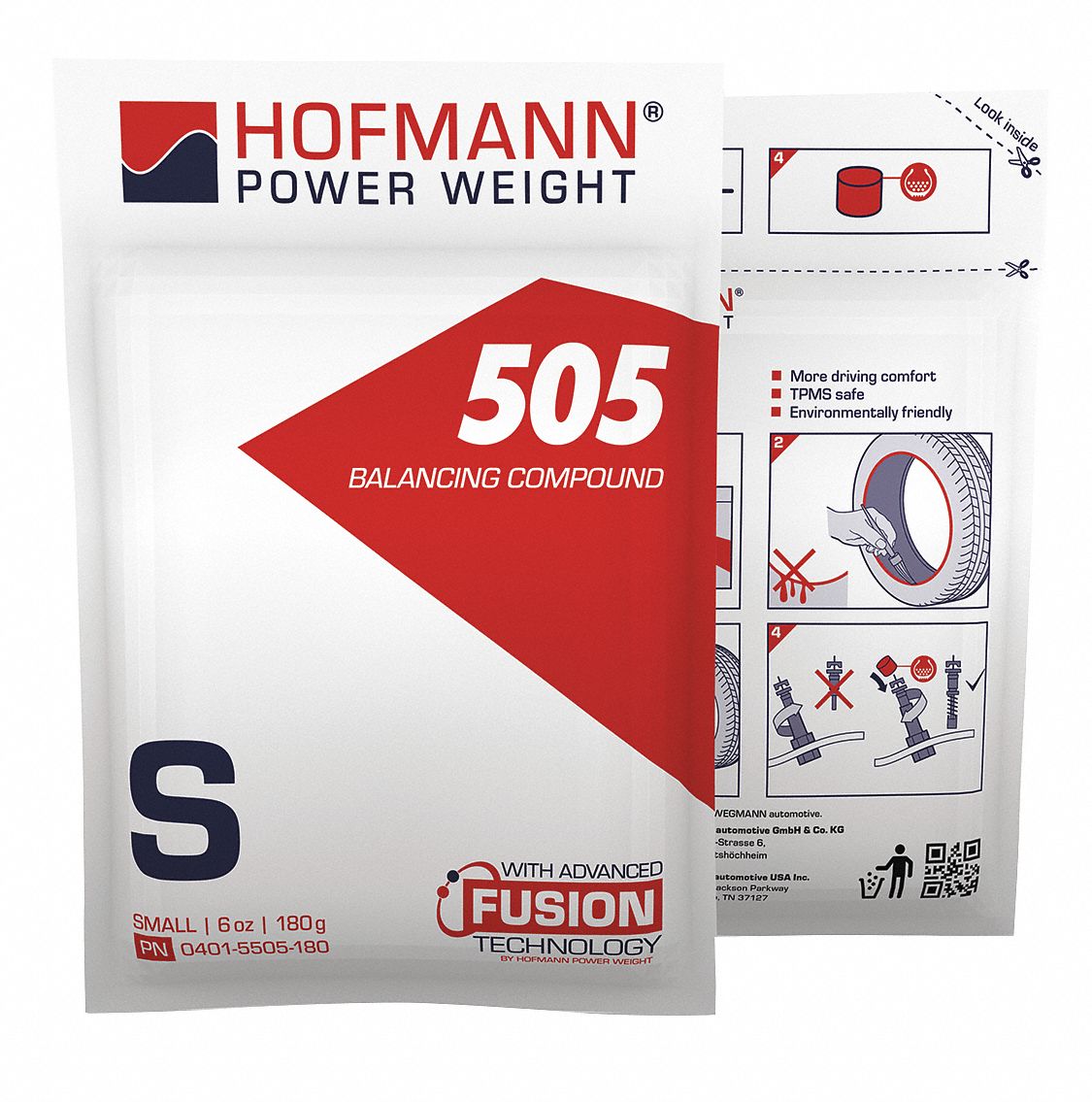 Balancing Compound: Wheel Balancing Beads, Trucks, Silica, Blue/Red, 6 oz Wt