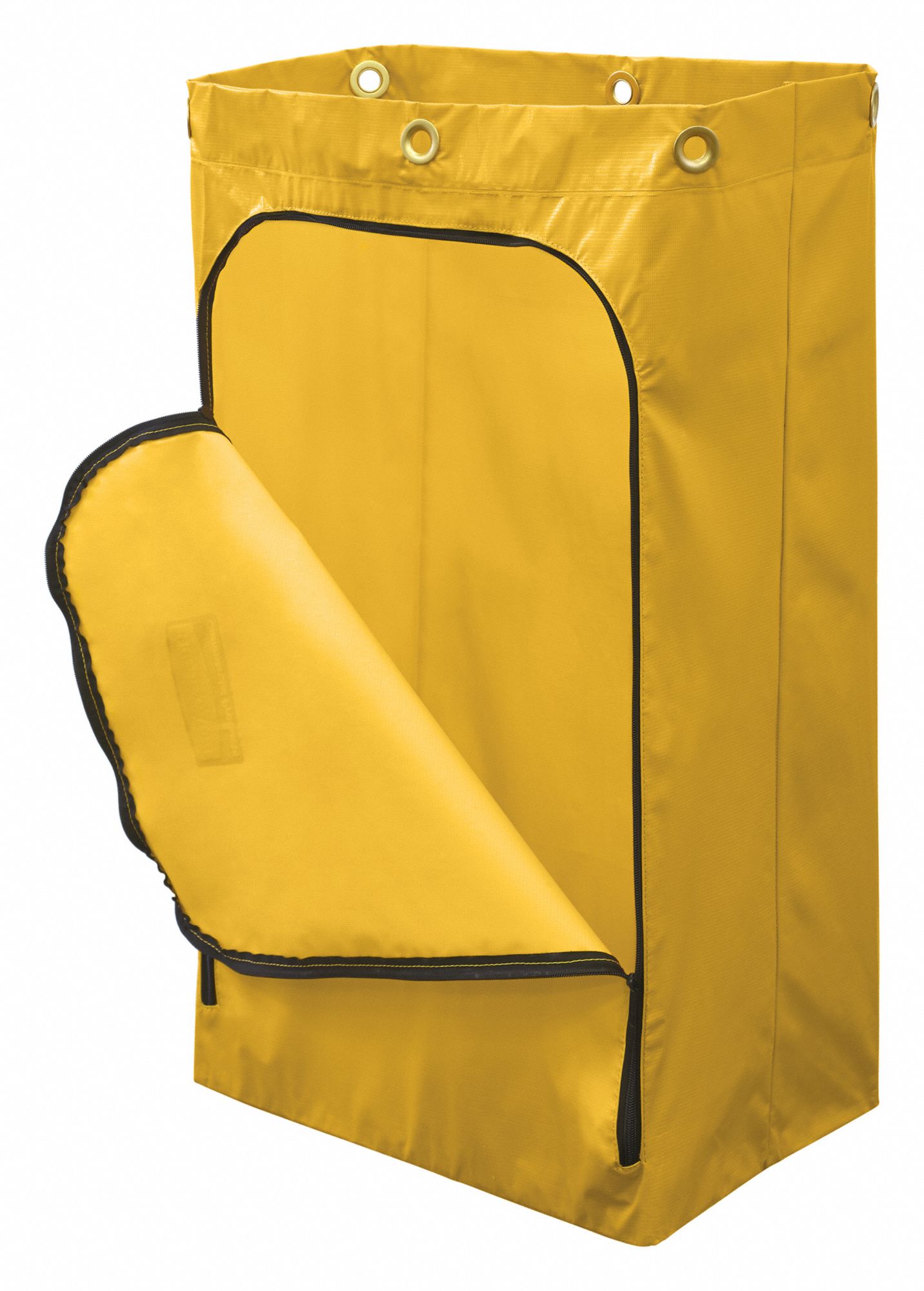 RUBBERMAID COMMERCIAL PRODUCTS Yellow Vinyl Replacement Bag, 1 EA