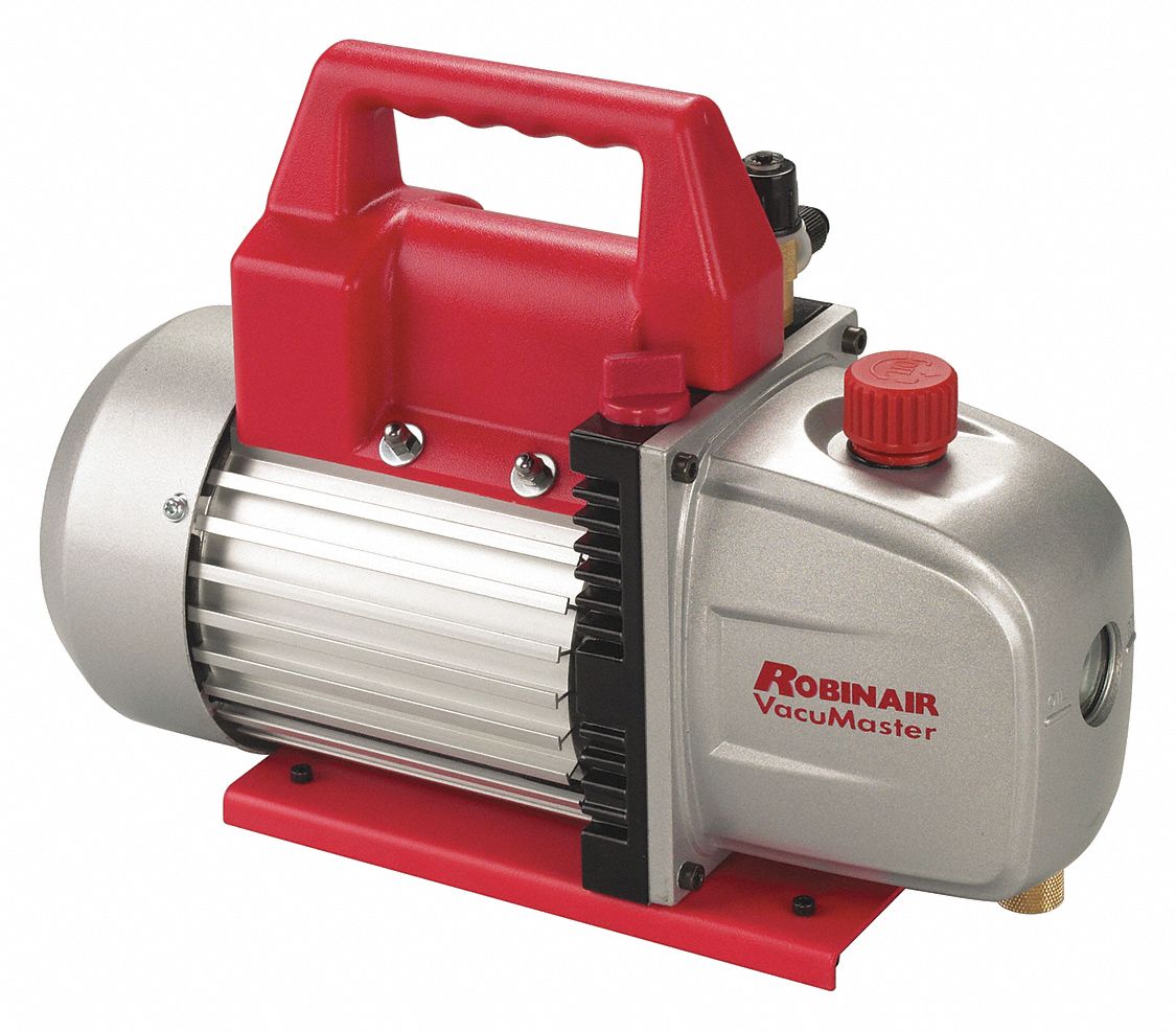 ROBINAIR, 5 cfm Displacement, 1/3 hp HP, Refrigerant Evacuation Pump