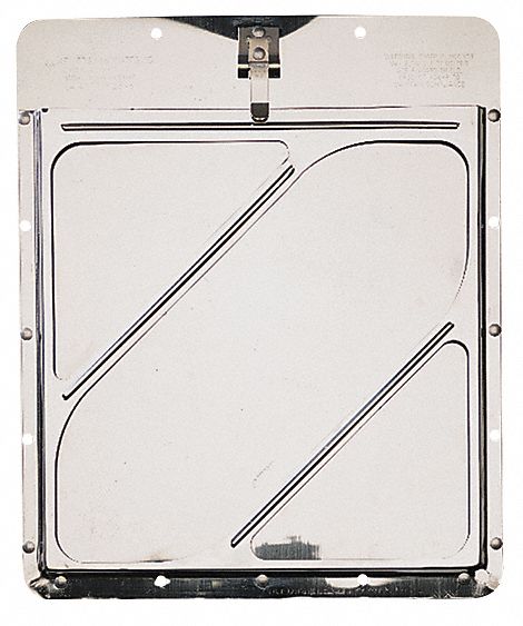 Back Plate Placard Holder 13-3/4 H