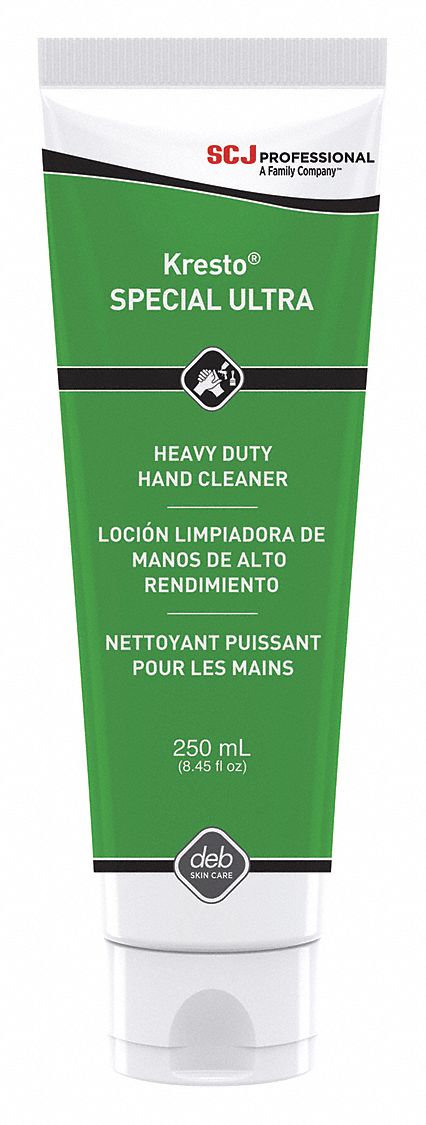 Hand Cleaner: 250 mL Size, Deb, Scrubbing Particles, Fresh, 12 PK