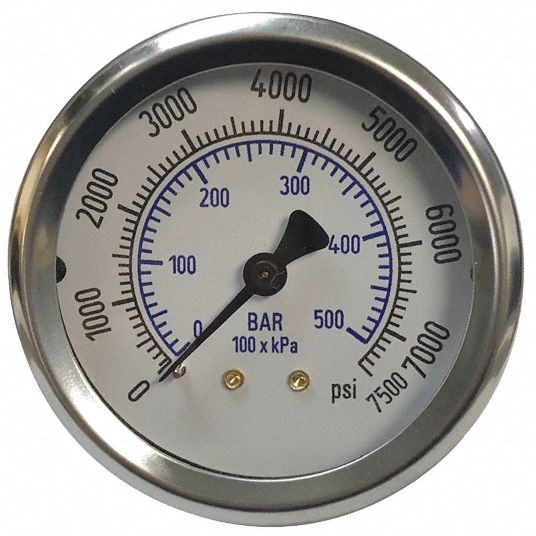 Panel mount deals air pressure gauge