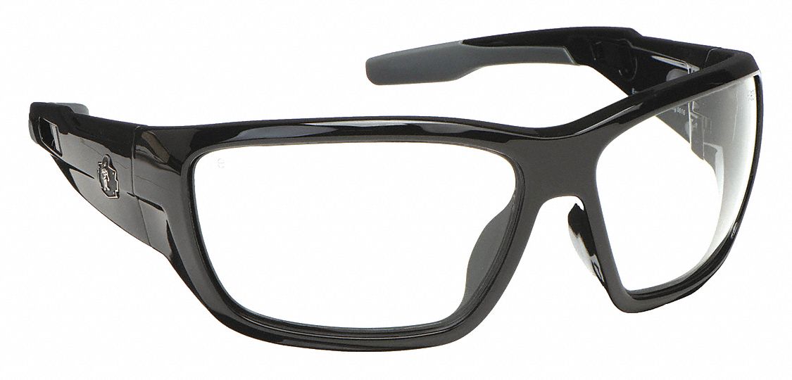 LUNETTES DE PROTECTION, MONTURE COMPLÈTE, FLEXIBLE, NYLON/PC, ANTIRAYURES, NR/TRSP, CSA, UV, M, UNISEXES