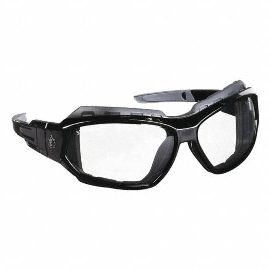 SKULLERZ BY ERGODYNE, Polarized, Wraparound Frame, Safety Glasses ...