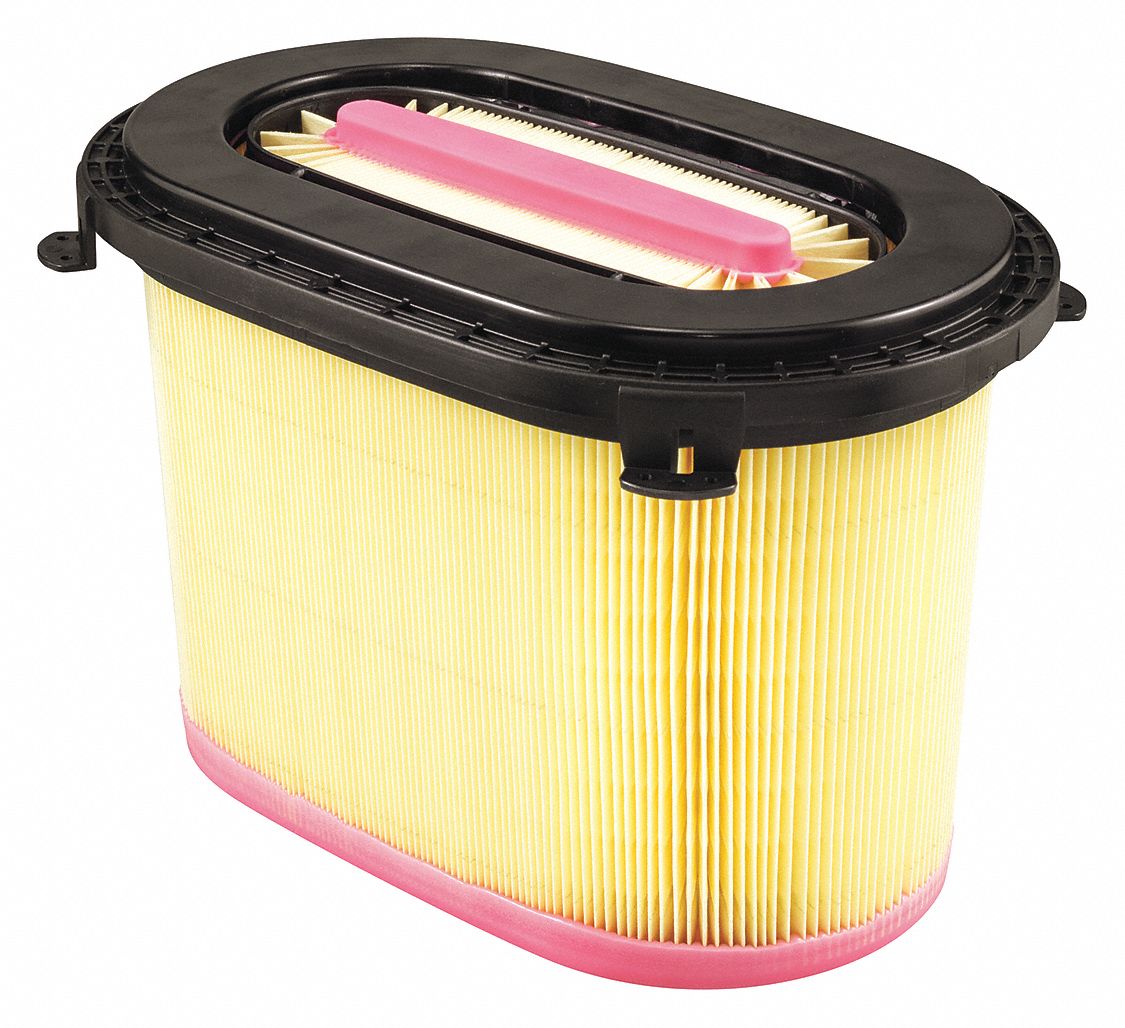 Automotive Air Filter: Round-Oval, Engine, Round, Axial Seal, 5 7/16 in Outside Dia