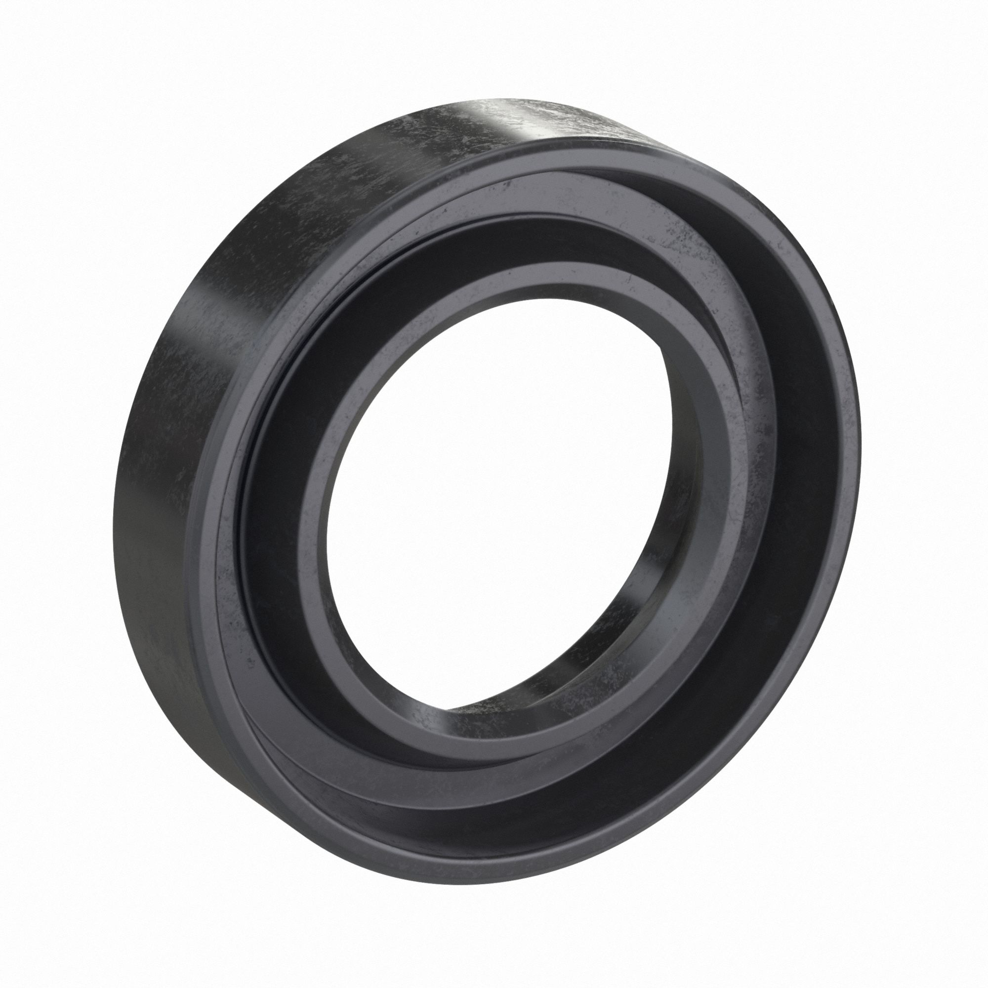 Rotary Shaft Seal: 1 Lip, VC, Nitrile, 5 mm ID, 9 mm OD, 2 mm Wd, 7 psi Max Pressure