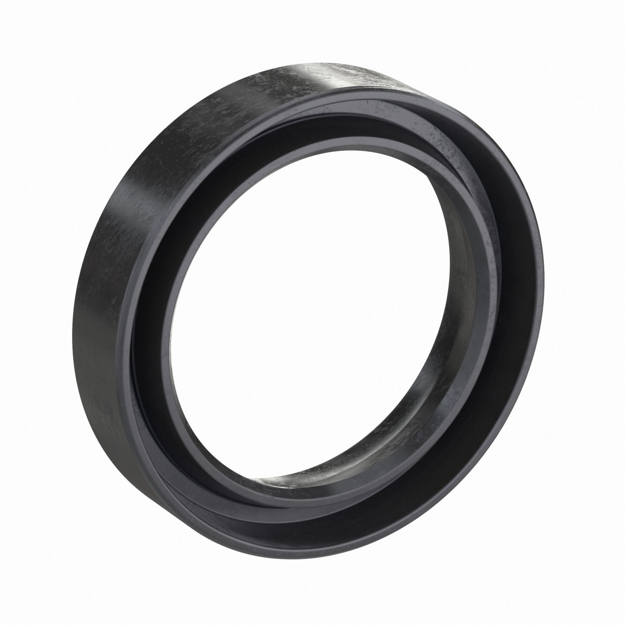 Rotary Shaft Seal: 1 Lip, VC, Nitrile, 10 mm ID, 14 mm OD, 3 mm Wd, 7 psi Max Pressure