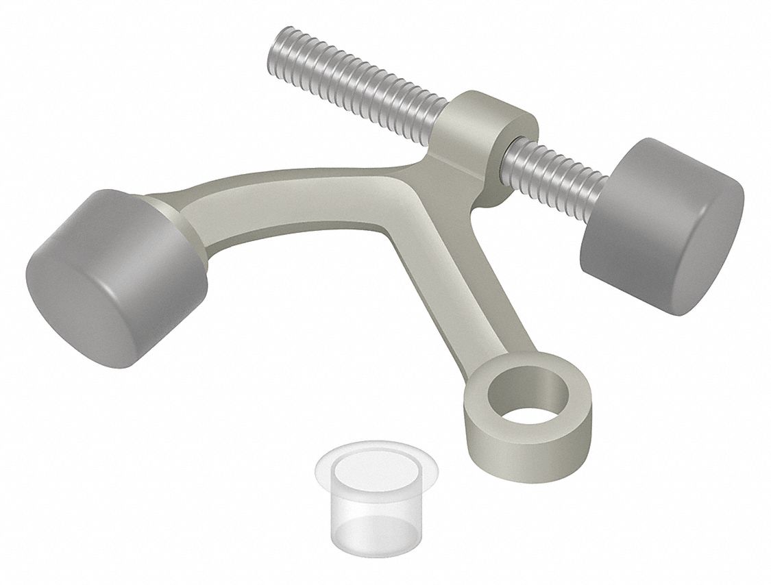 Deltana Door Stop Door Mount Satin Nickel 52wh49 Hp70u15