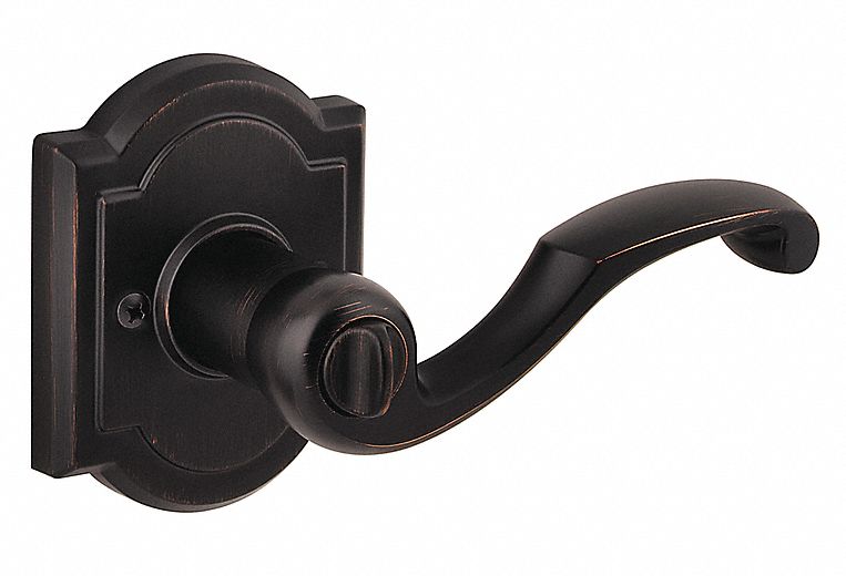 Knob Lockset: 2, Knob, Venetian Bronze, Not Keyed, ANSI, Mechanical, Knob, Passage