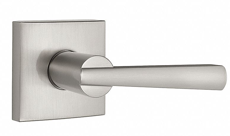 Knob Lockset: 2, Knob, Satin Nickel, Not Keyed, ANSI, Mechanical, Knob, Cylindrical