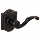 Lever Lockset,  Mechanical,  Light Duty,  Different,  Venetian Bronze,  2-3/8 in or 2-3/4 in Backset