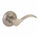 Lever Lockset,  Mechanical,  Light Duty,  Not Keyed,  Satin Nickel,  Cylindrical