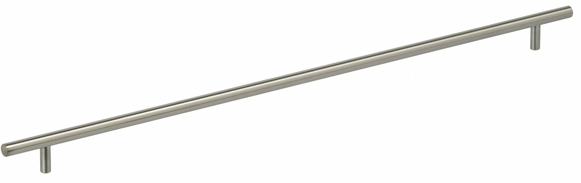 OMNIA Pull Handle Threaded Holes, Stainless Steel, Satin Stainless