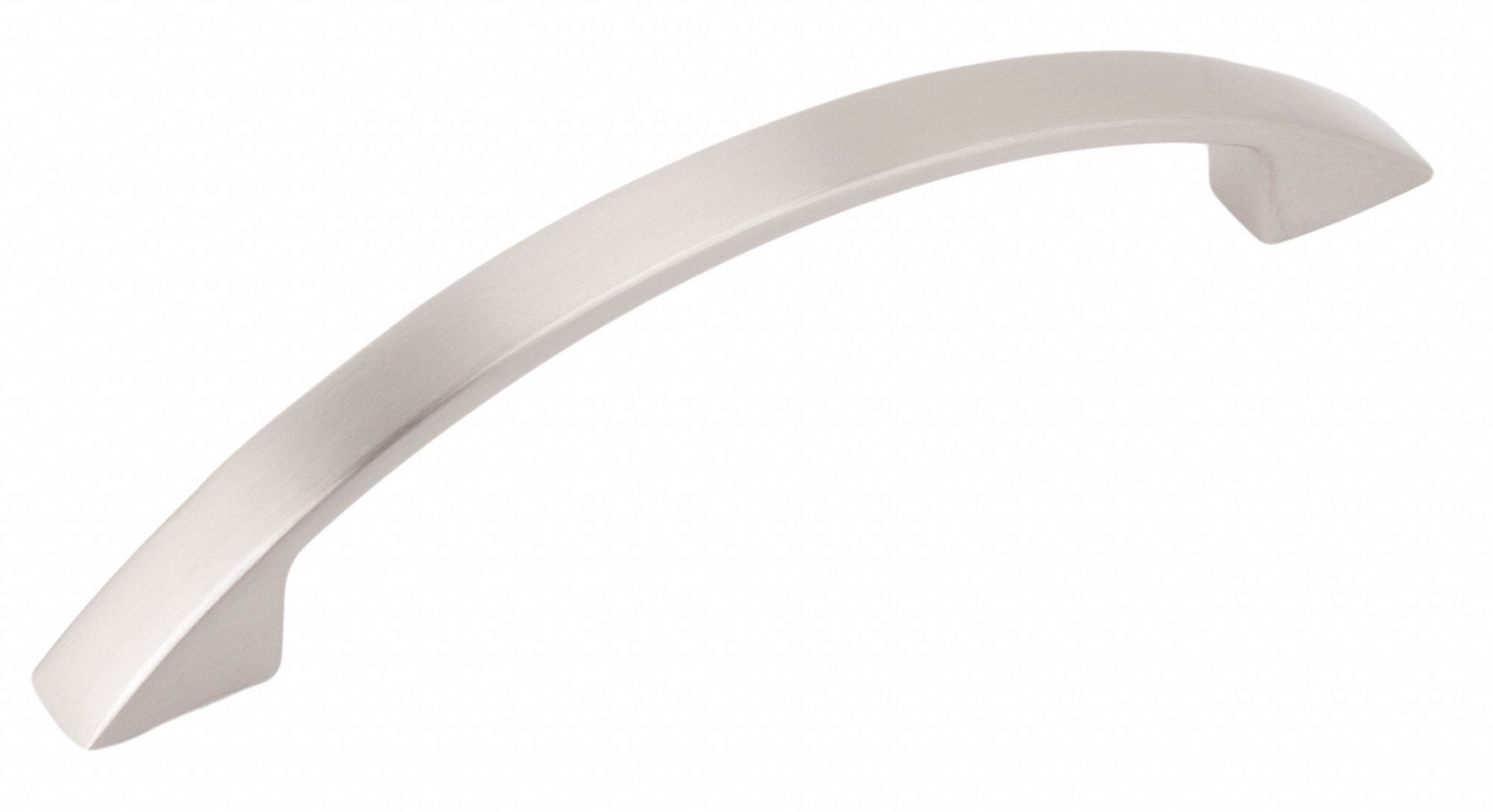 WESLOCK Pull Handle Threaded Holes, Zinc, Satin Nickel, 3 3/4 in