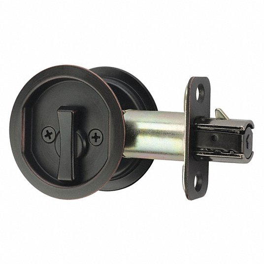 Weslock Pocket Door Lock Sliding, Oil Rubbed Bronze Sliding Door Handle