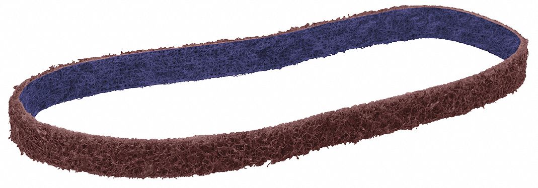 Surface-Conditioning Belt: 3/4 in W x 18 in L, Aluminum Oxide, Medium, DF-BL