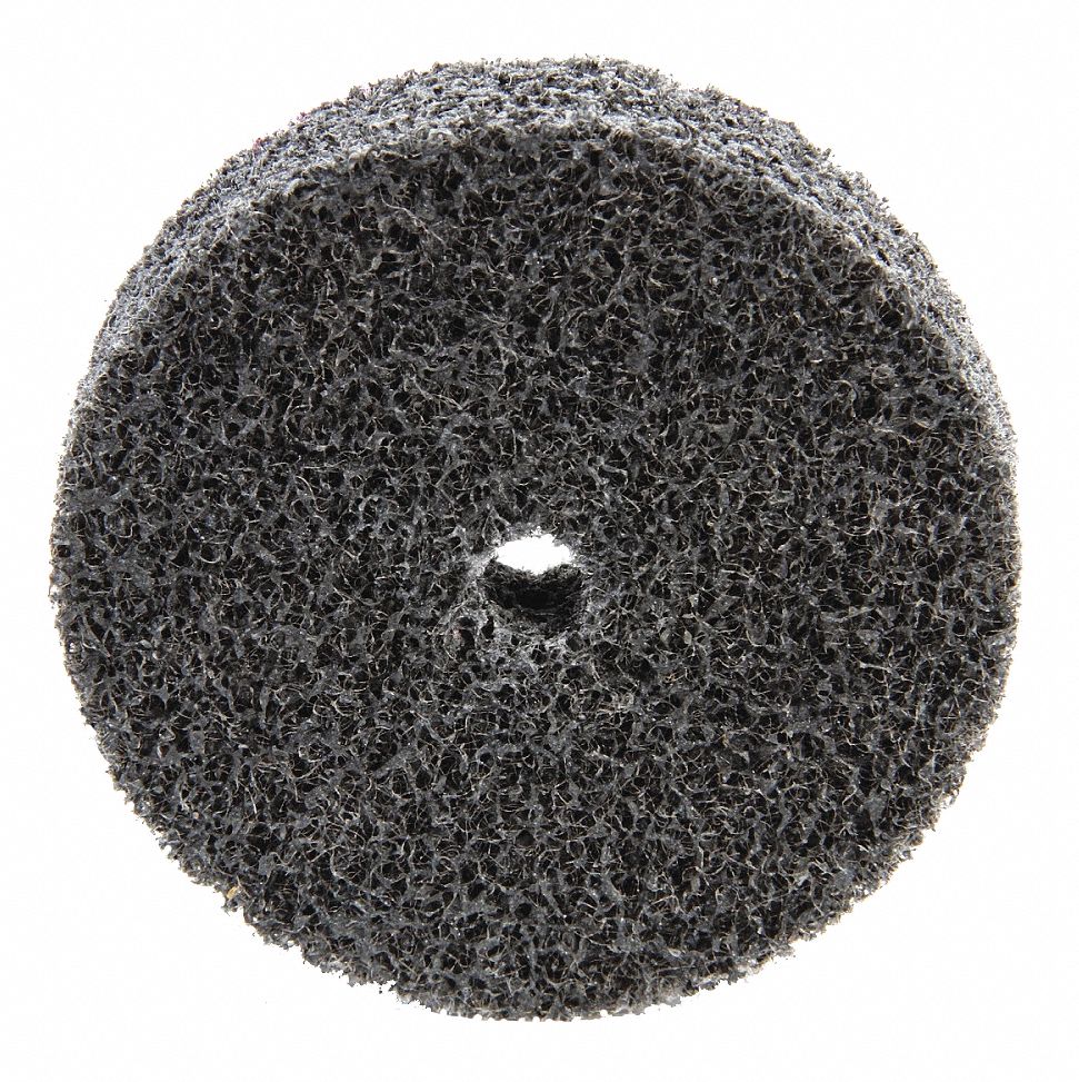 Unitized Wheel: 2 in Dia x 1/2 in W, 1/4 in Arbor Hole, Silicon Carbide, Fine, Soft (2)