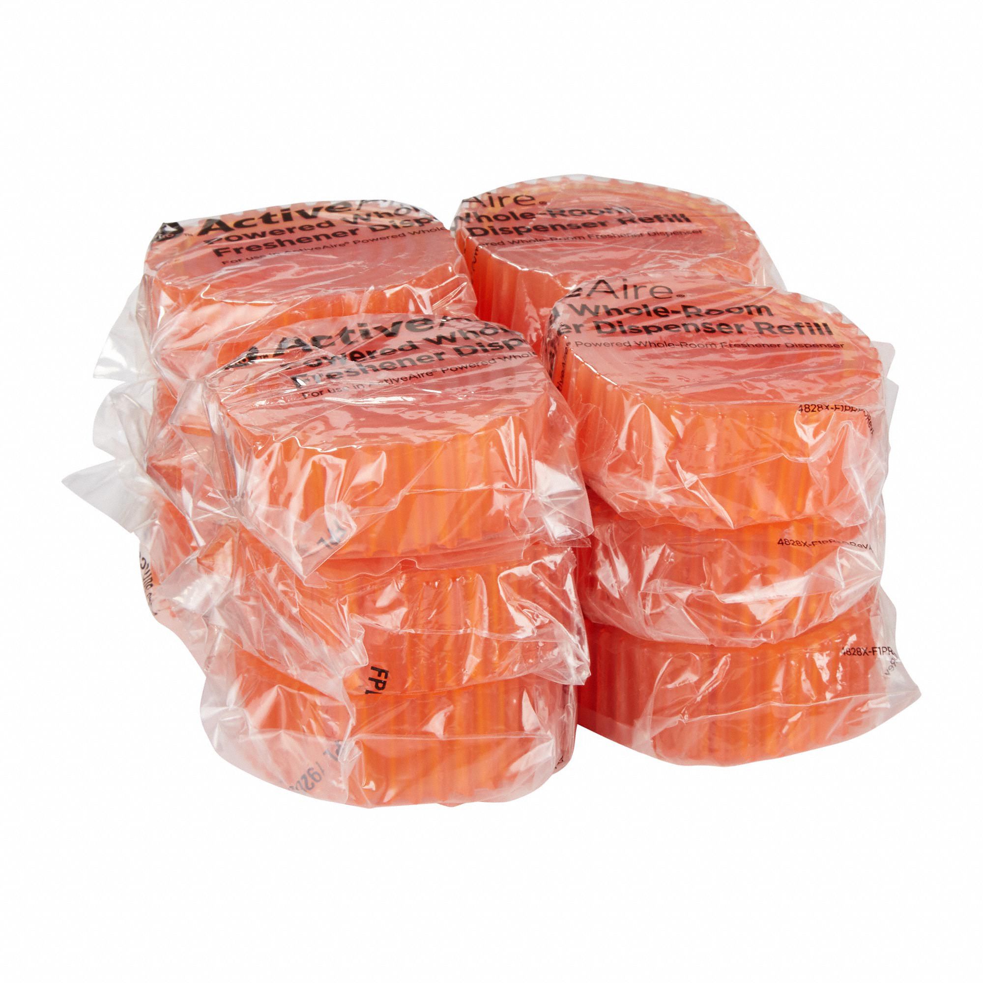 Air Freshener Refill: ActiveAire®, 1.2 oz Container Size, 30 day Refill Life, 12 PK