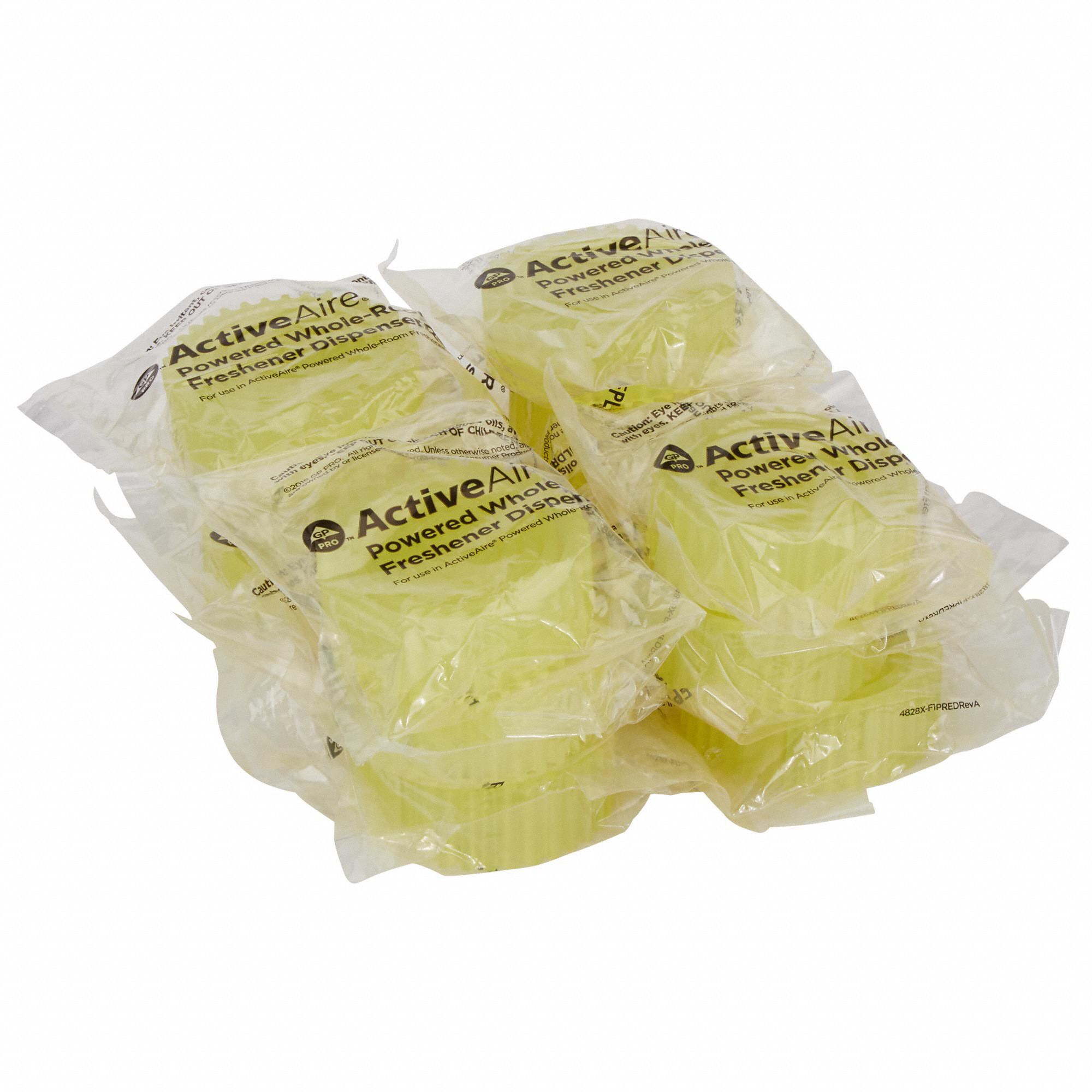 Air Freshener Refill: ActiveAire®, 1.2 oz Container Size, 30 day Refill Life, 12 PK