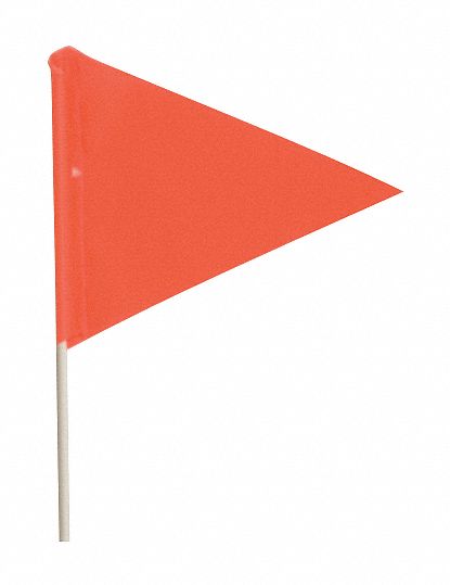 orange bike flag