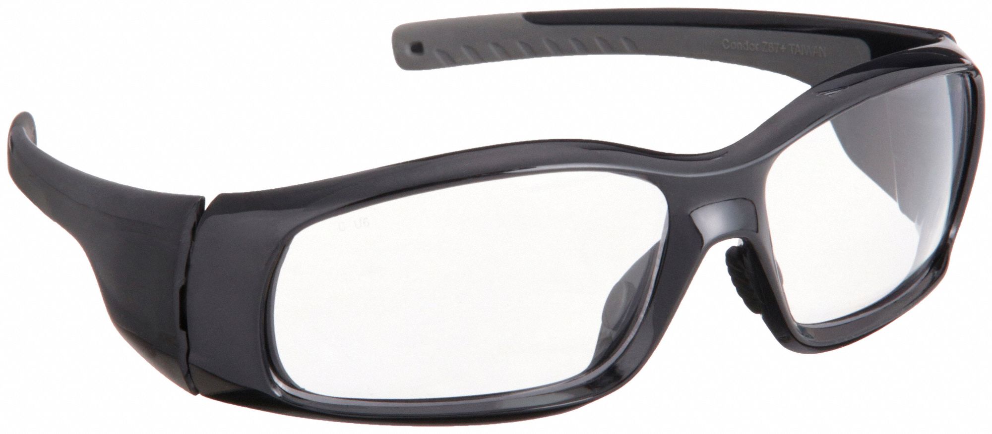 LUNETTES DE SÉCURITÉ, MONTURE INTÉGRALE, ENVELOPPANTE, POLYCARBONATE, ANTIBUÉE, NOIR/TRNSP, M, UNISEXE