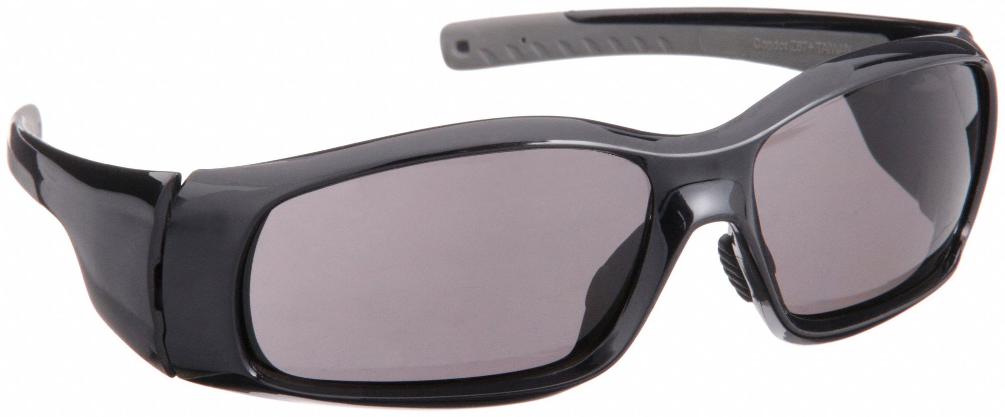 LUNETTES DE SÉCURITÉ, MONTURE INTÉGRALE, ENVELOPPANTE, PC/TPR, ANTIBUÉE, NOIR/GRIS, M, UNISEXE