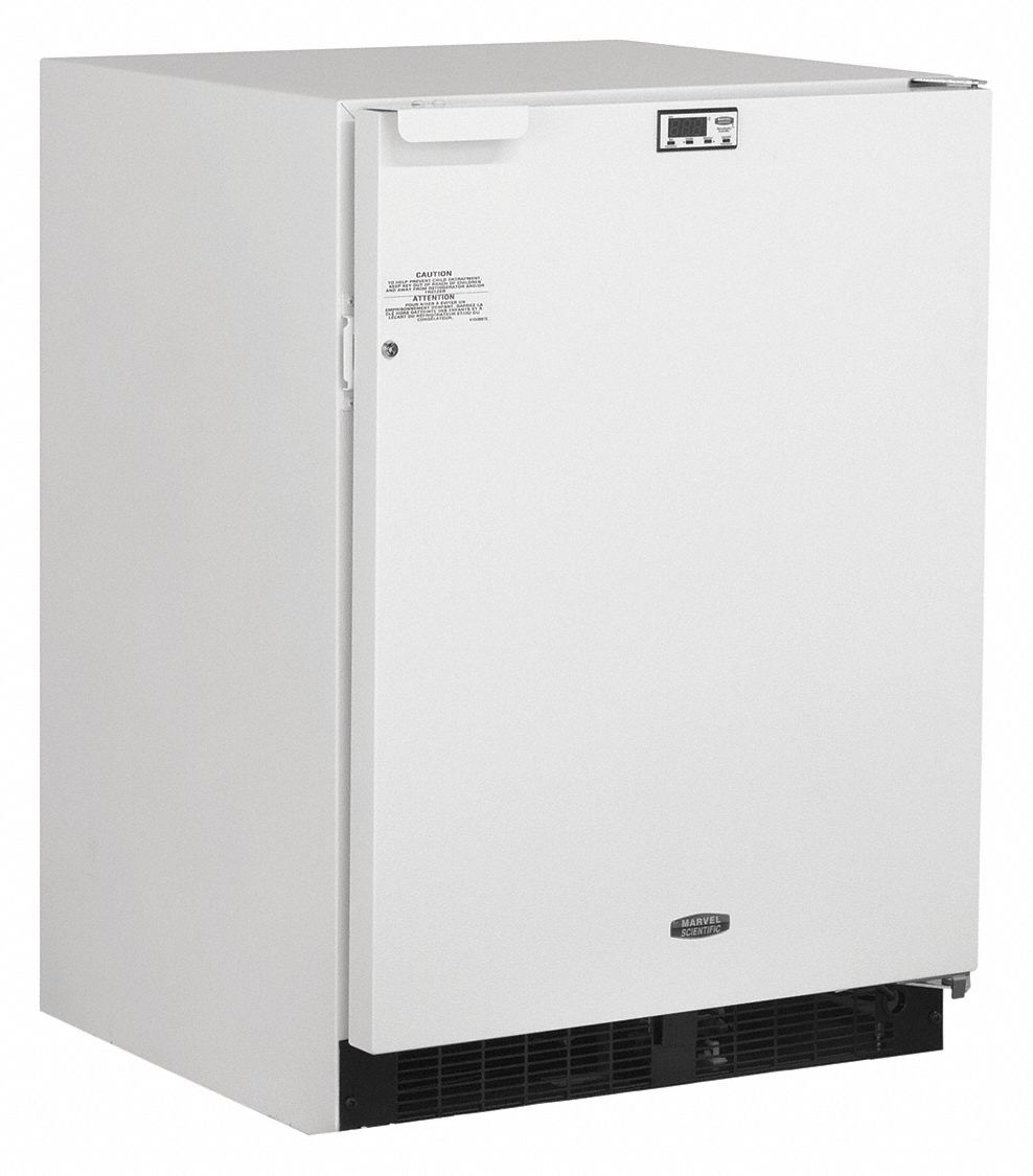 MARVEL SCIENTIFIC Freezer, 4.5 cu. ft., 237/8" W x 34" H 52WR16