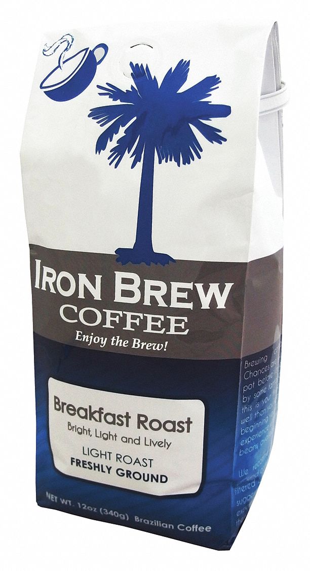 Coffee: Caffeinated, Breakfast Roast, Pouch, 12 oz Pack Wt, 12 oz Net Wt