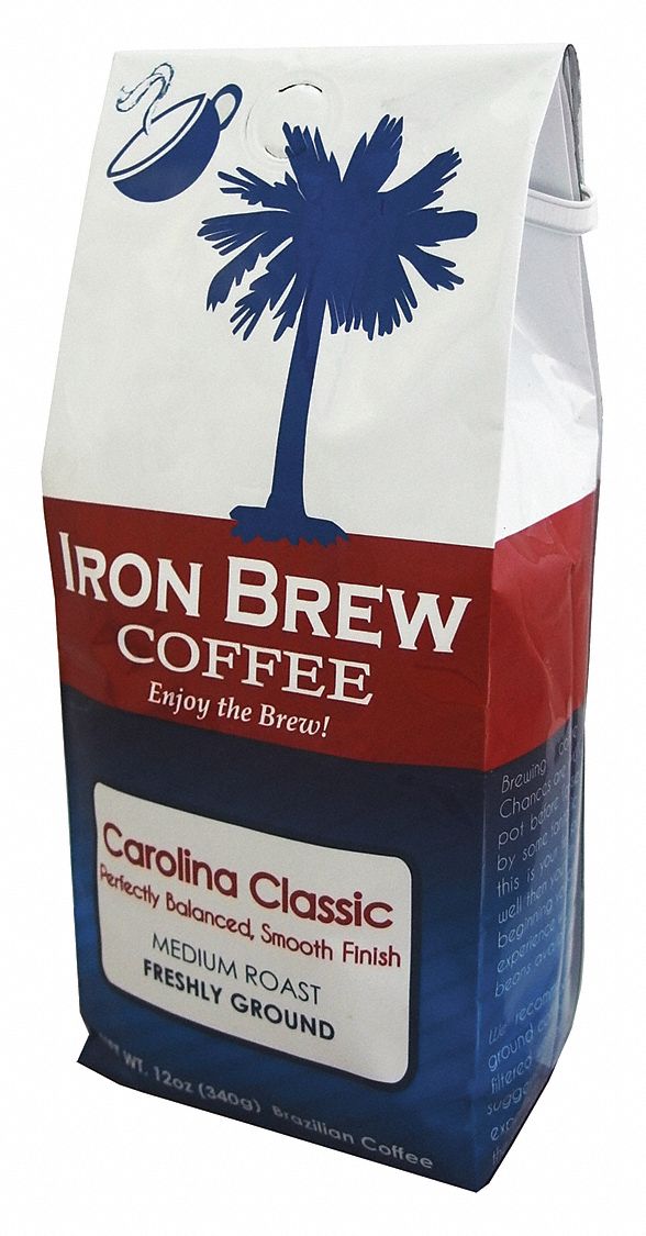 Coffee: Caffeinated, Carolina Classic, Pouch, 12 oz Pack Wt, 12 oz Net Wt