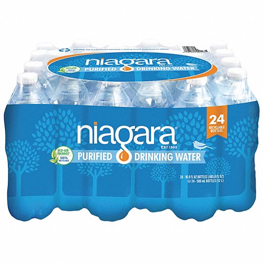Bottled Water, Pallet 84 Cases: 16.9 oz Packaging Size