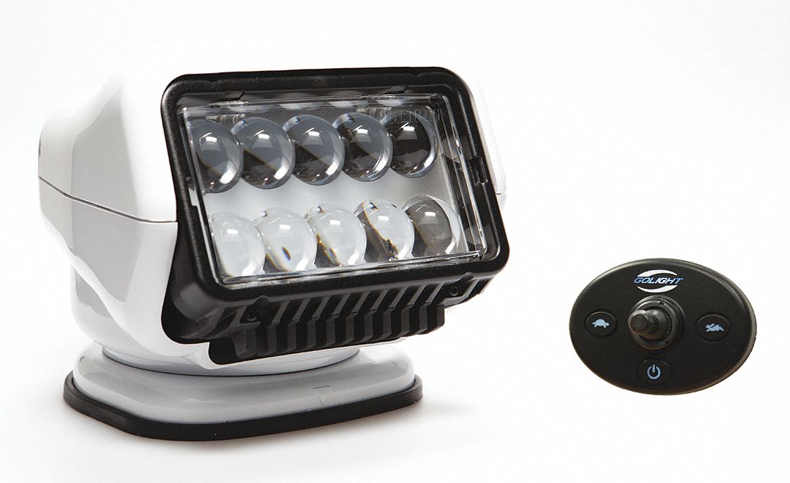 Spotlight: Hardwired - Remote Controlled, 40 W Watts, 12V DC, 2.8 A Amps, 320,000, LED